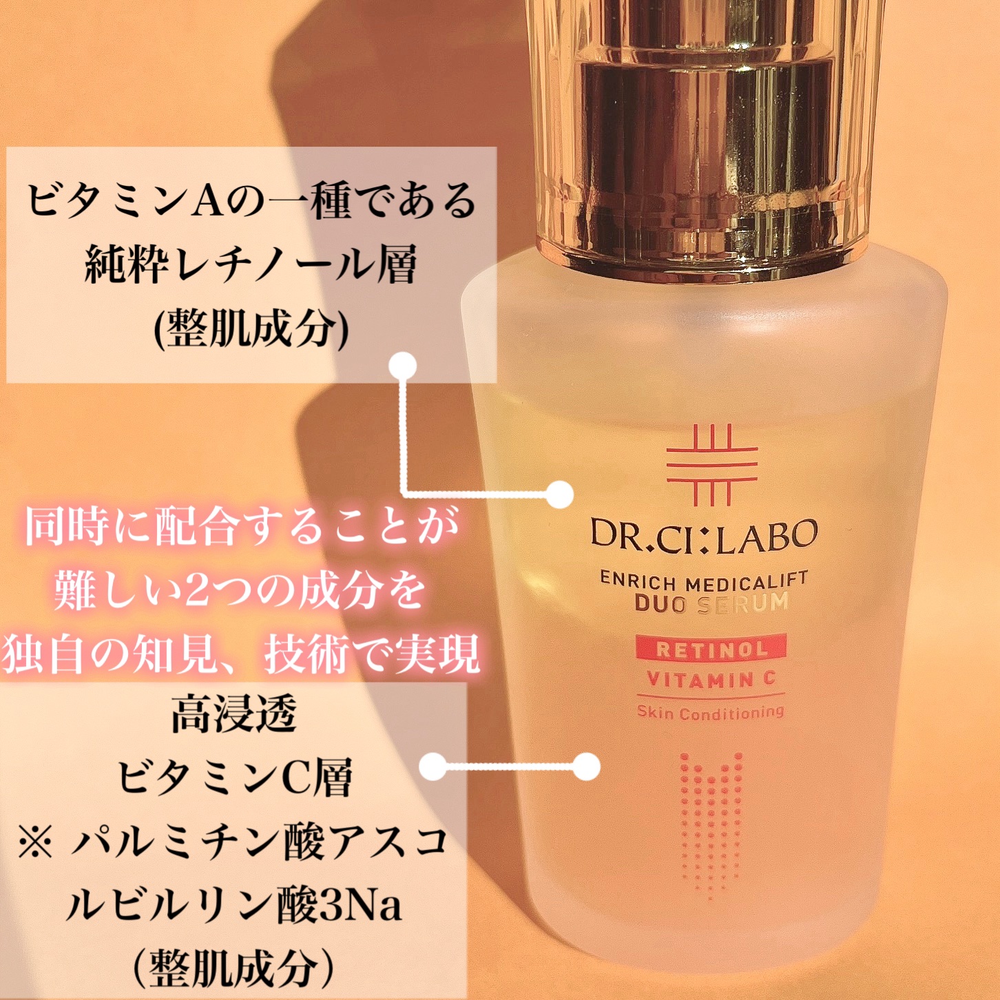 エンリッチ メディカリフト デュオセラム/ドクターシーラボⓇ/美容液を使ったクチコミ（2枚目）