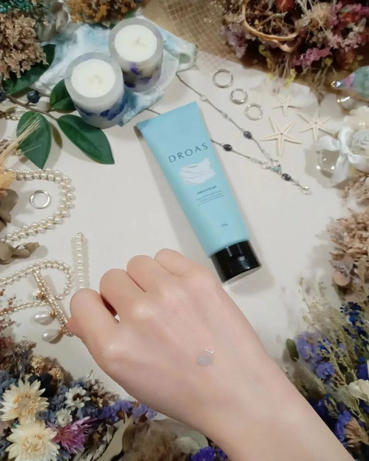 クレイクレンジングジェル/DROAS/クレンジングジェルを使ったクチコミ（3枚目）