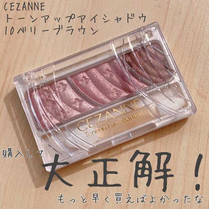 トーンアップアイシャドウ/CEZANNE/アイシャドウパレットを使ったクチコミ(1枚目)