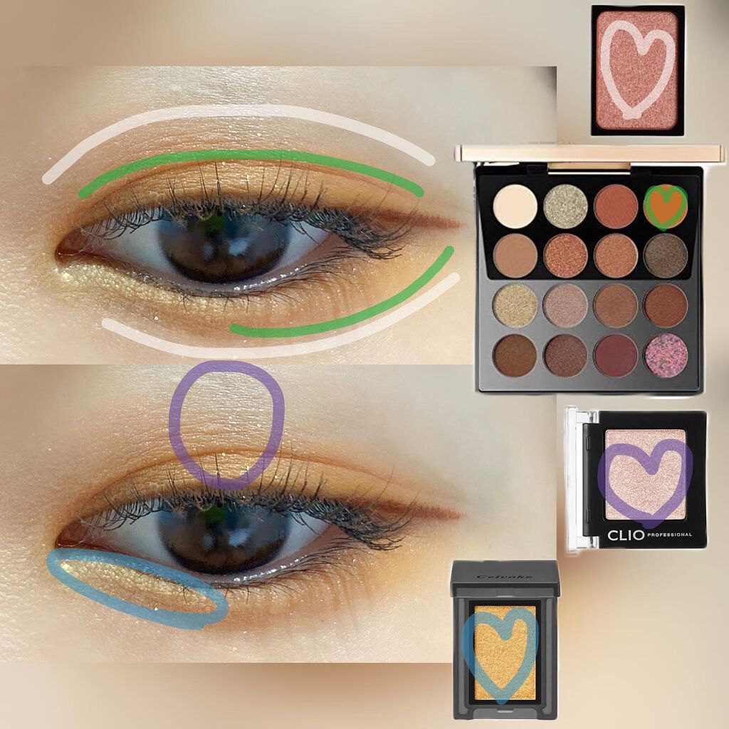 カスタムシャドウ/ドーリーウインク/単色アイシャドウを使ったクチコミ（3枚目）