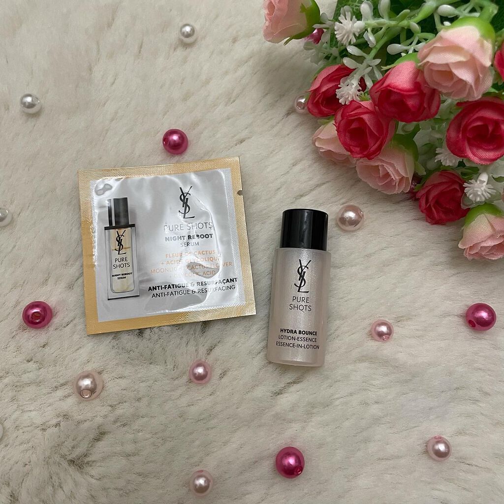 ピュアショット ナイト リチャージセラム/YVES SAINT LAURENT BEAUTE/美容液を使ったクチコミ（2枚目）