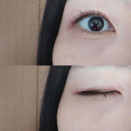 描くふたえアイライナー/CEZANNE/リキッドアイライナーを使ったクチコミ(3枚目)