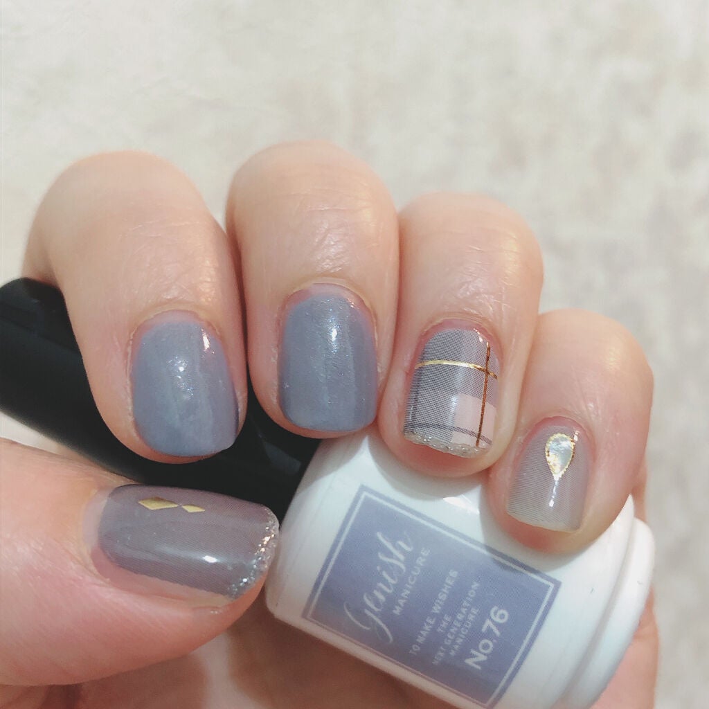 ジェルネイルシール/キャンドゥ/ネイルシールを使ったクチコミ(3枚目)