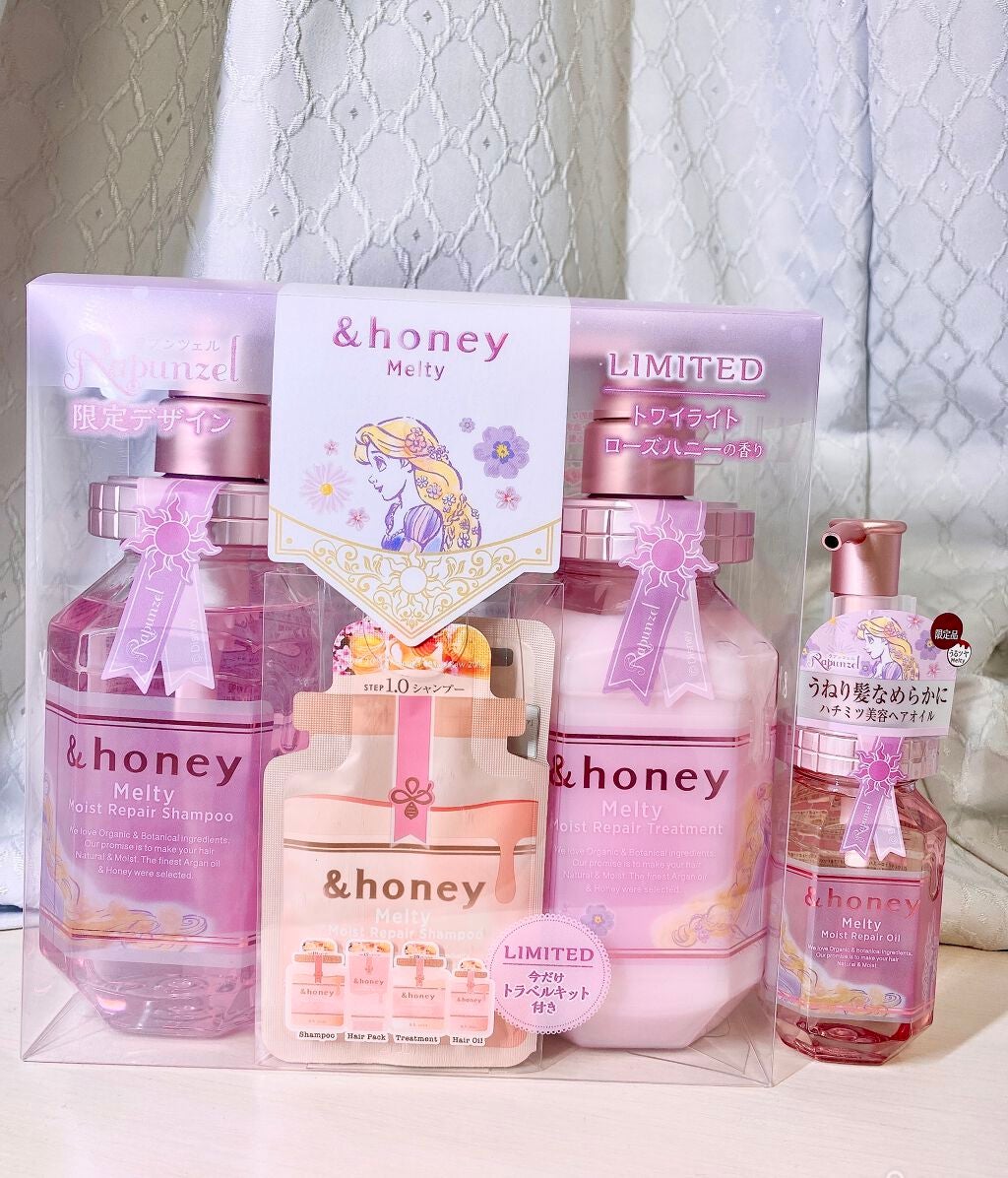 &honey Melty モイストリペア シャンプー1.0/モイストリペア ヘアトリートメント2.0/&honey/市販シャンプーを使ったクチコミ(2枚目)