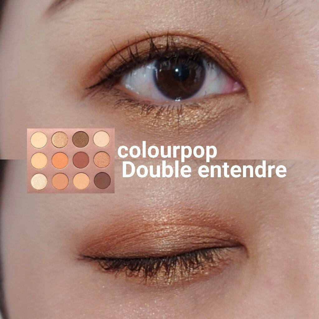 ダブルエンテンダー/ColourPop/アイシャドウパレットを使ったクチコミ(1枚目)