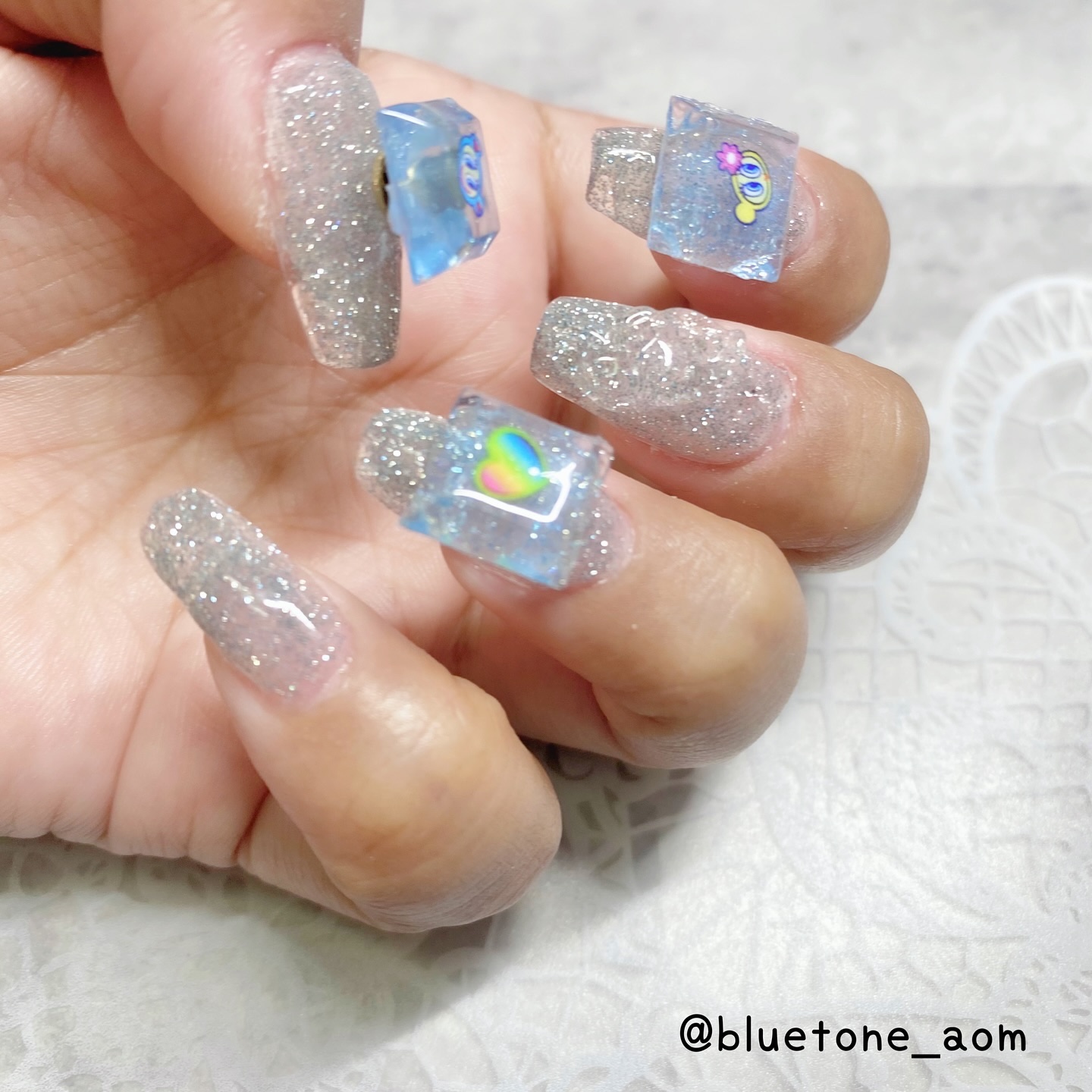 フラッシュパウダー/WSPT JAPAN/ネイル用品を使ったクチコミ（1枚目）