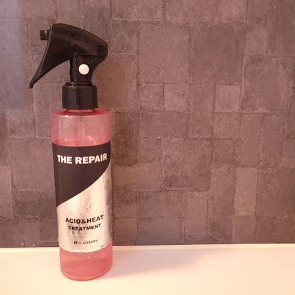 ビーラグジュアリー ザ・リペア 酸熱トリートメントミストのクチコミ「B.LUXURY
THE REPAIR
酸熱トリートメントミスト
〈洗い流さない集中トリ.....」(2枚目)