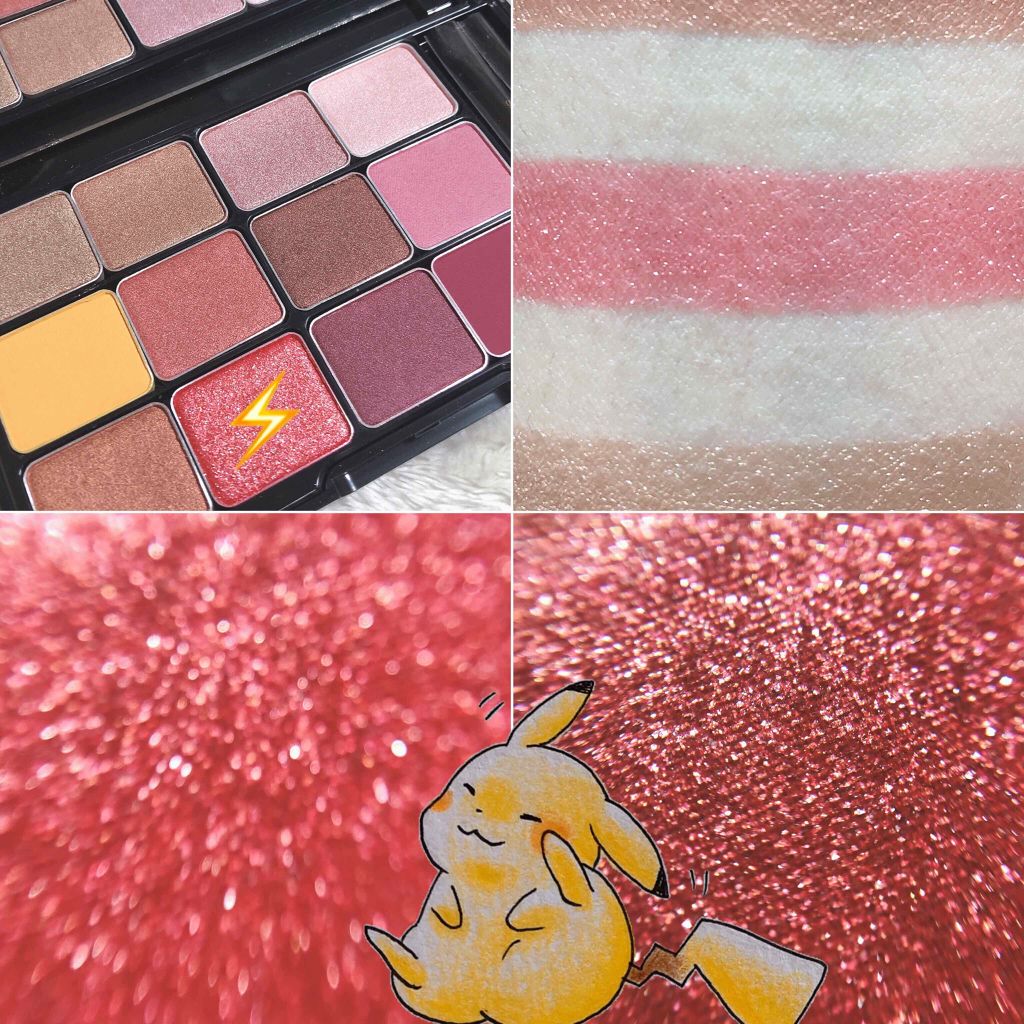 ピカシュウ アイ パレット‐サンダーショック/shu uemura/アイシャドウパレットを使ったクチコミ（3枚目）