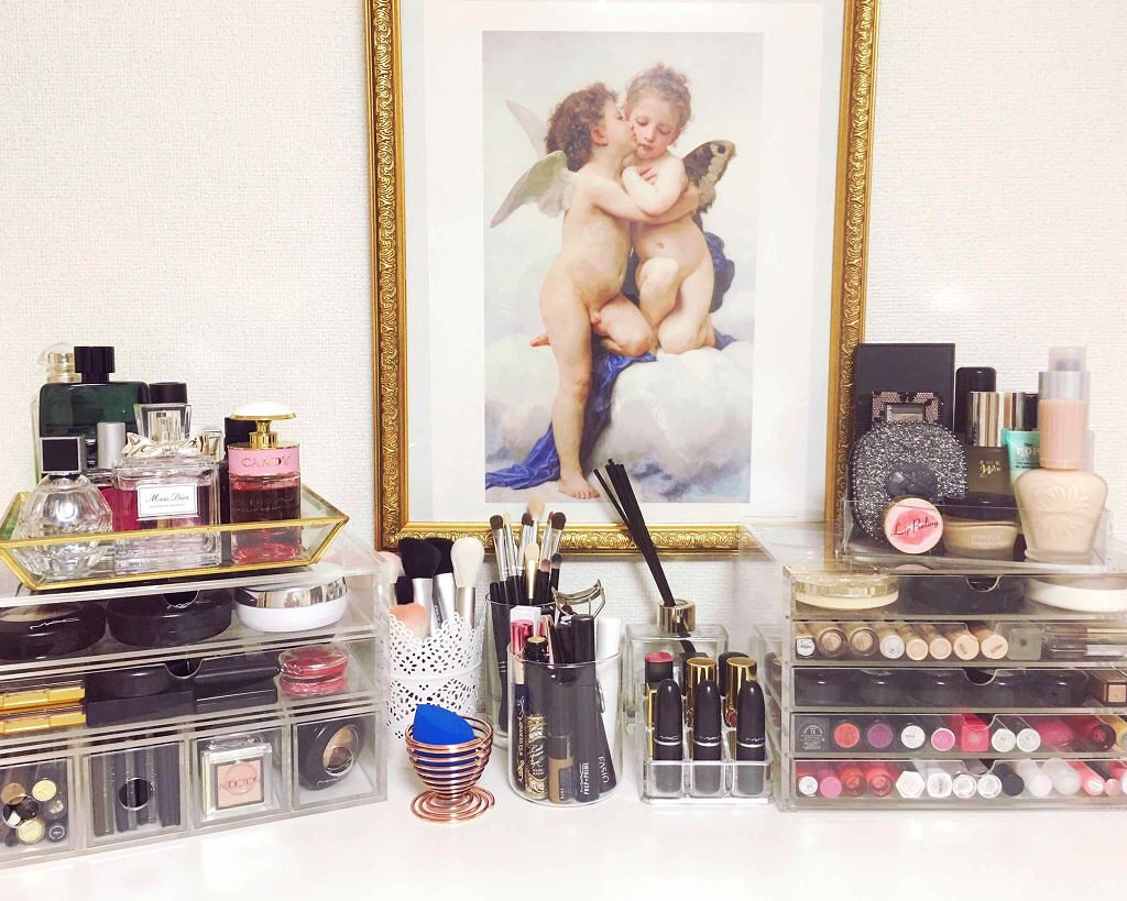 重なるアクリルケース2段引出・大/無印良品/その他化粧小物を使ったクチコミ(1枚目)