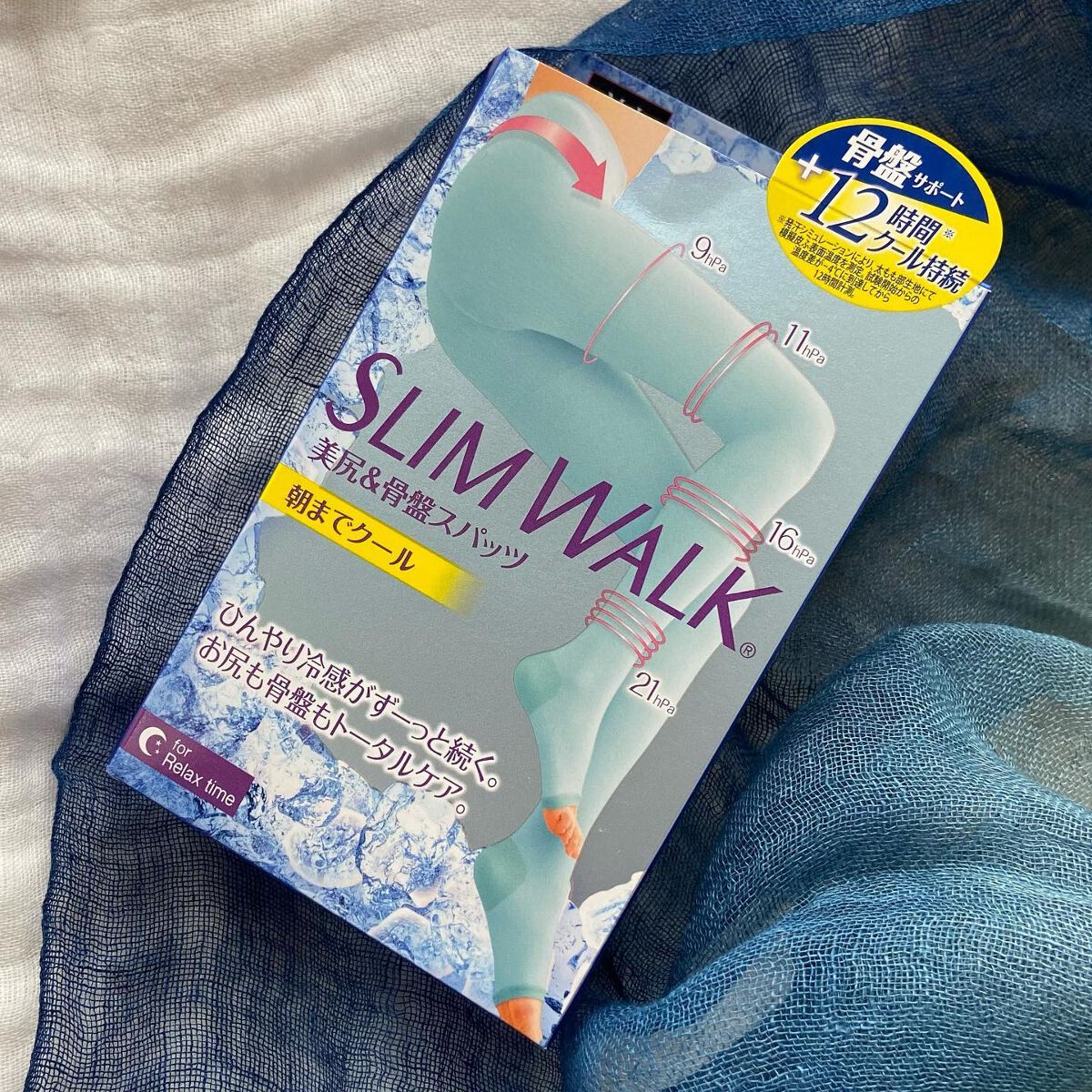 美脚美尻クールスパッツ/SLIMWALK/着圧ソックス・レギンスを使ったクチコミ（2枚目）