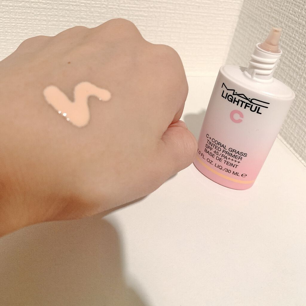 ライトフル Ｃ＋ティンティッド プライマーSPF45(PA++++)/M・A・C/化粧下地を使ったクチコミ（2枚目）