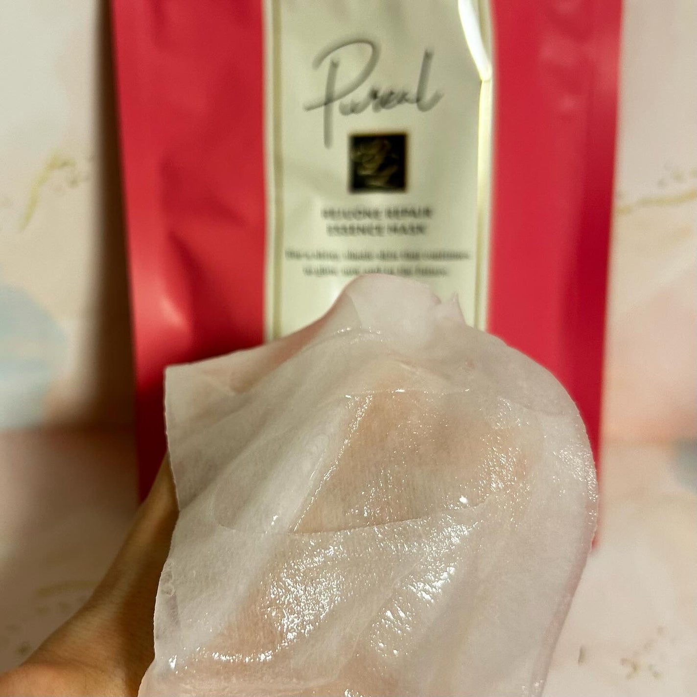 リジュオンリペアエッセンスマスク/ピュレア/シートマスク・パックを使ったクチコミ(3枚目)