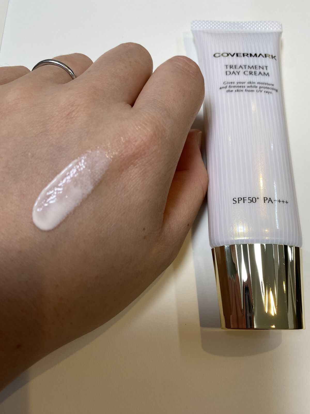 トリートメント デイ クリーム/COVERMARK/日焼け止めクリームを使ったクチコミ（3枚目）