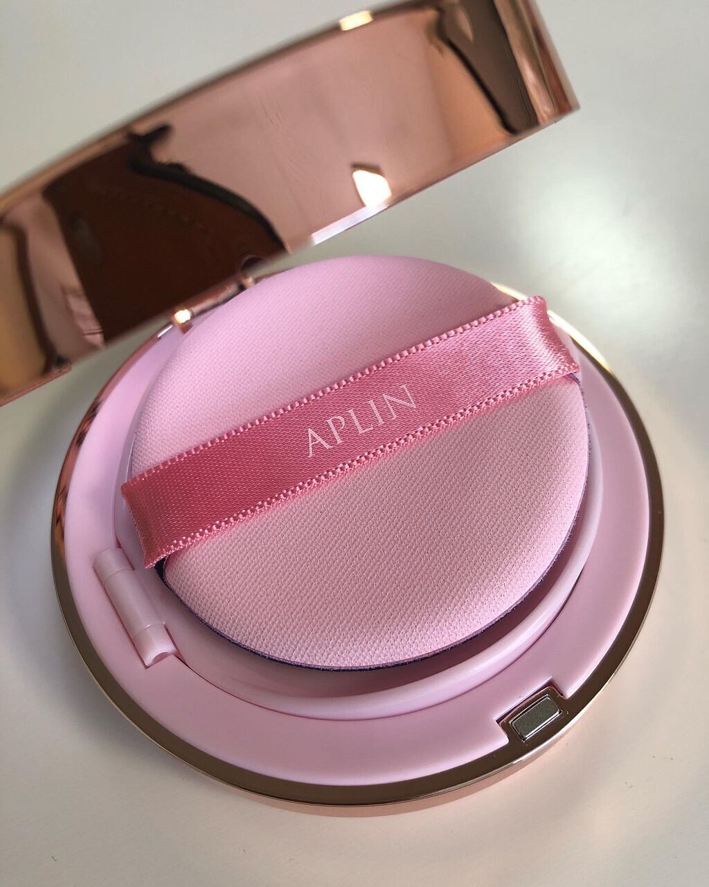 ピンクティーツリーカバークッション/APLIN/クッションファンデーションを使ったクチコミ(2枚目)