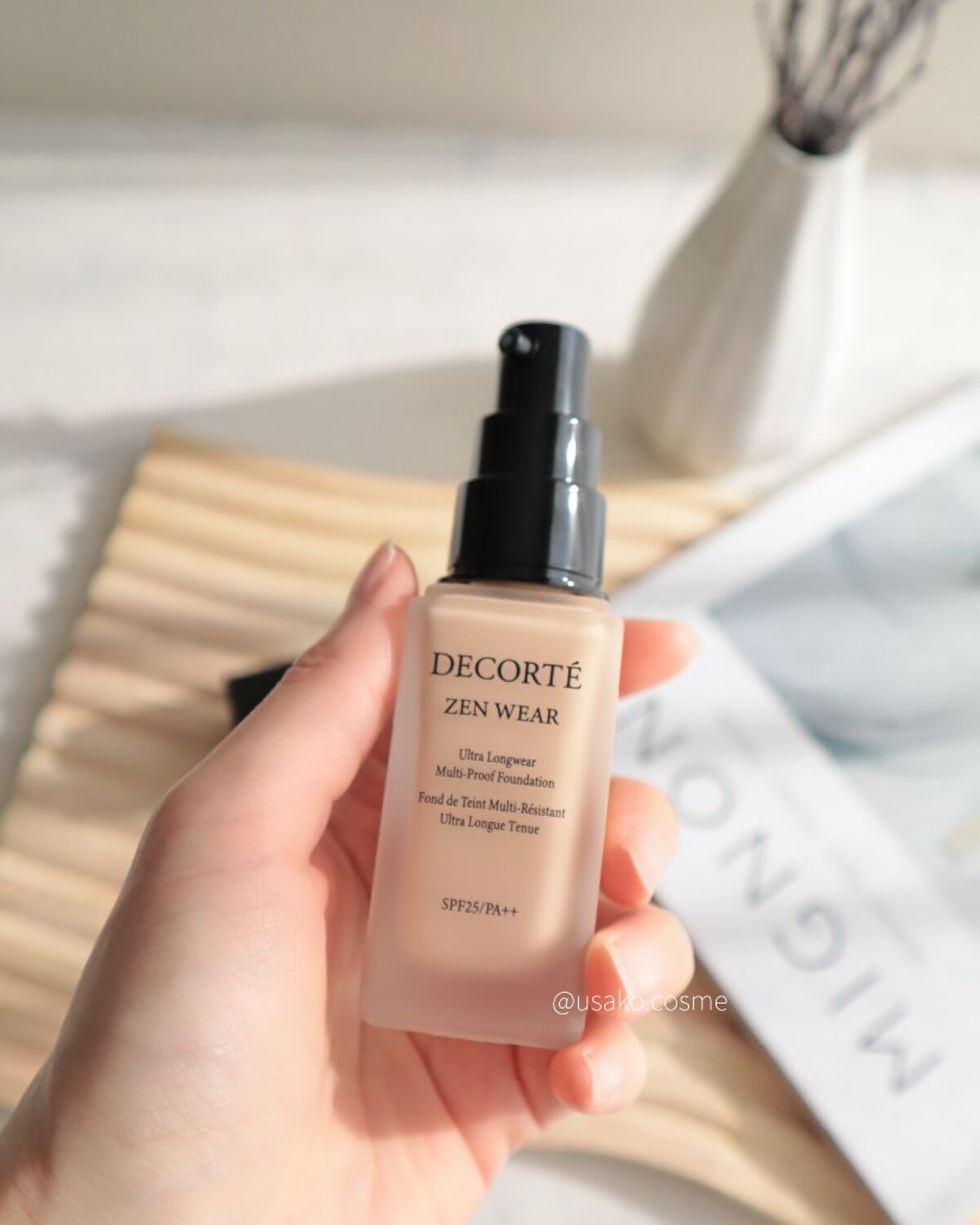 ゼン ウェア フルイド N31/DECORTÉ/リキッドファンデーションを使ったクチコミ（2枚目）