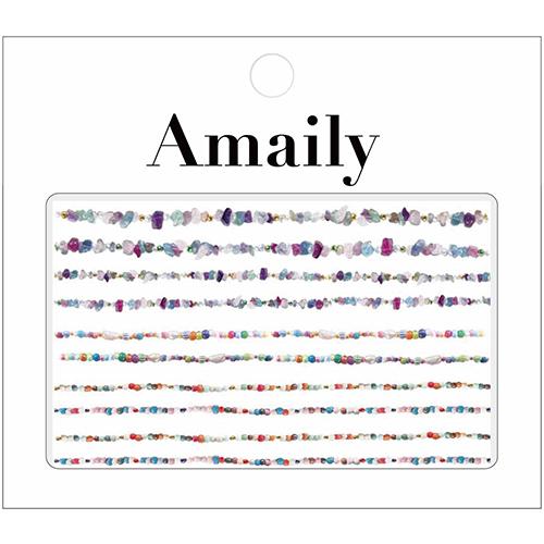 Amailyネイルシール No.5-49 ジュエルライン