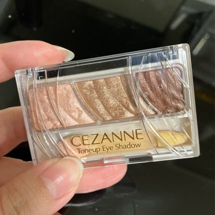 トーンアップアイシャドウ/CEZANNE/アイシャドウパレットを使ったクチコミ(1枚目)