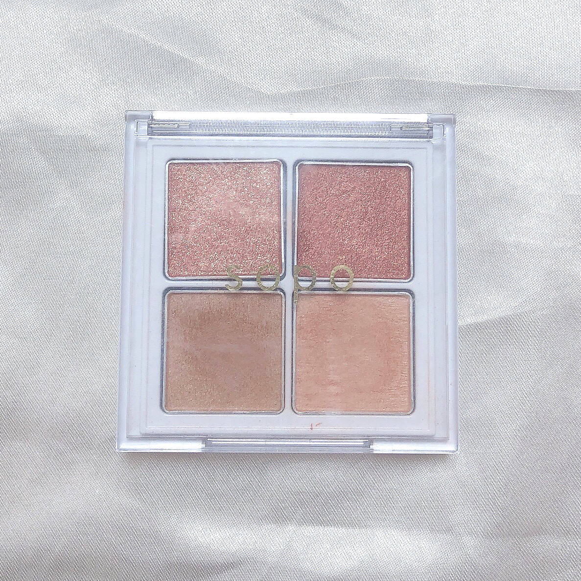 アイパレット 04 ダズルベージュ/sopo/アイシャドウパレットを使ったクチコミ（3枚目）