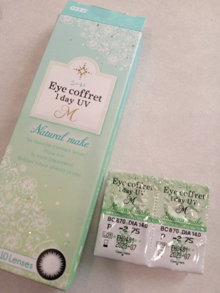 アイコフレ ワンデー UV M/シード/ワンデー(1DAY)カラコンを使ったクチコミ(1枚目)