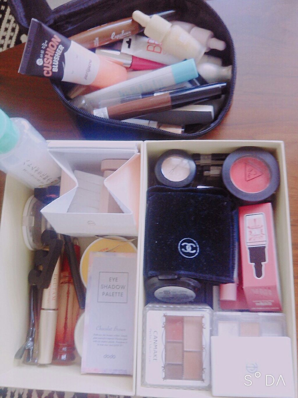 NON on LIPS 「こんばんわ。三度メでございますちょっと暇なのでコスメ収納しよう..」(1枚目)