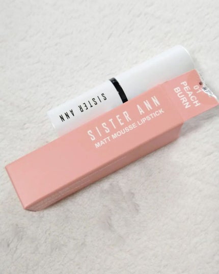 koroboro33 on LIPS 「SISTERANNマットムースリップスティック💄ピーチバーン🍑..」(2枚目)