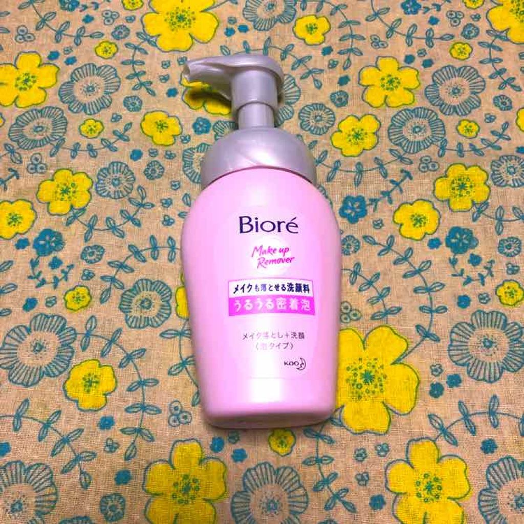 メイクも落とせる洗顔料 うるうる密着泡/ビオレ/泡洗顔を使ったクチコミ(1枚目)