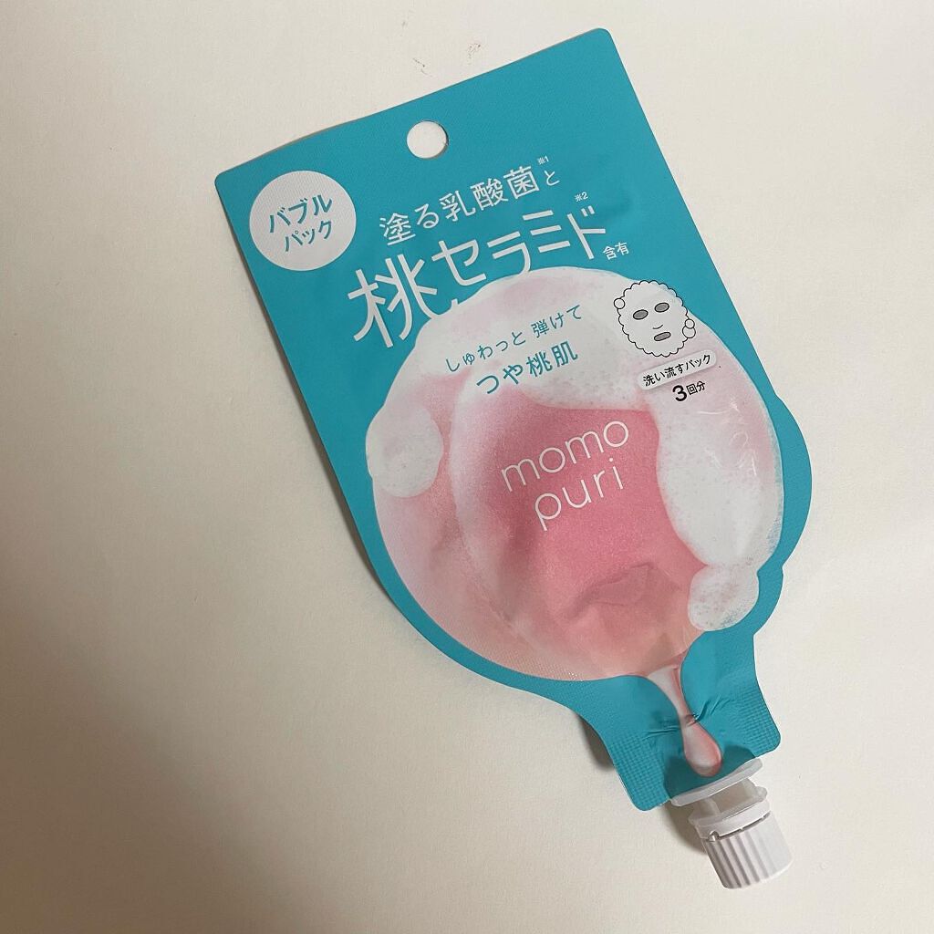 ももぷり フレッシュバブルパック/ももぷり/洗い流すパック・マスクを使ったクチコミ（1枚目）