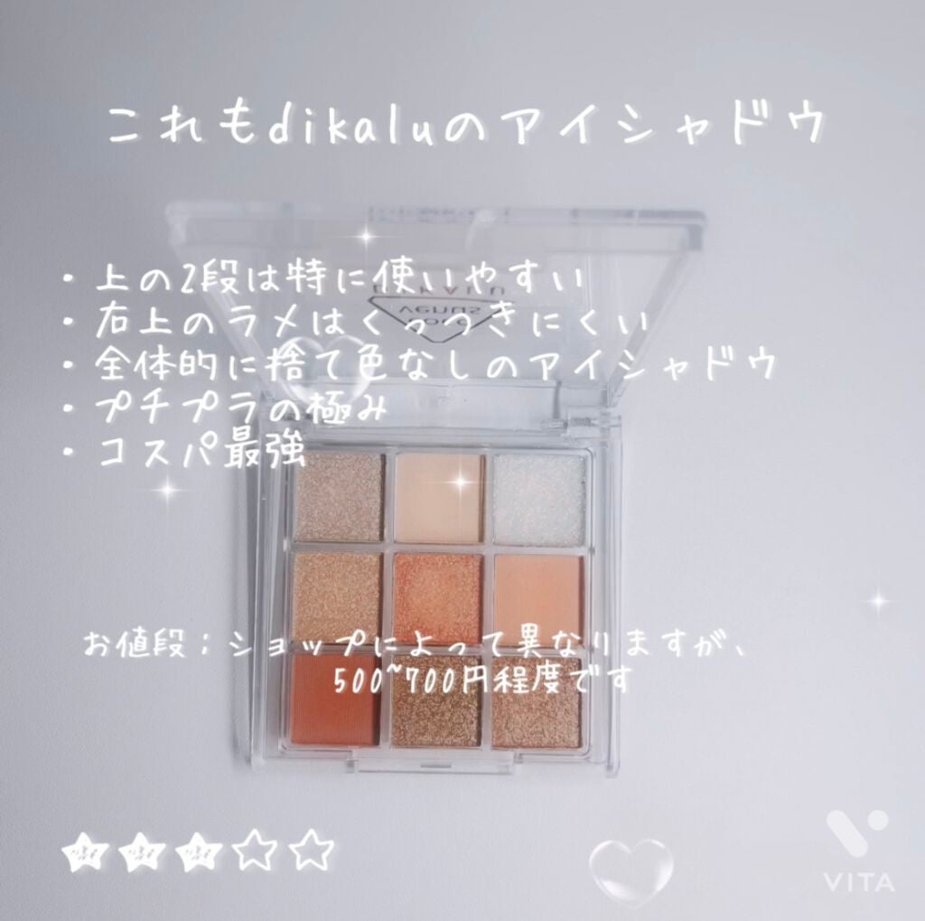 タマゴマン on LIPS 「メイク初心者の私が使っているコスメ紹介&レビューーアイシャドウ..」(3枚目)