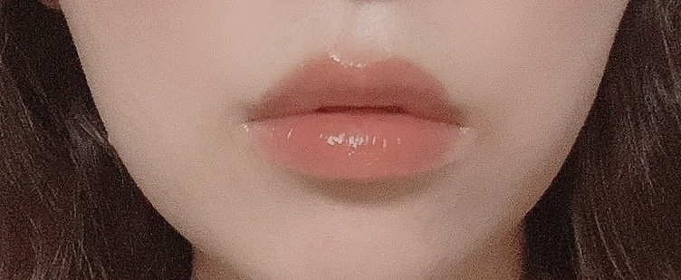 ロウグロウジェルティント R008 レア/hince/リップティントを使ったクチコミ（3枚目）