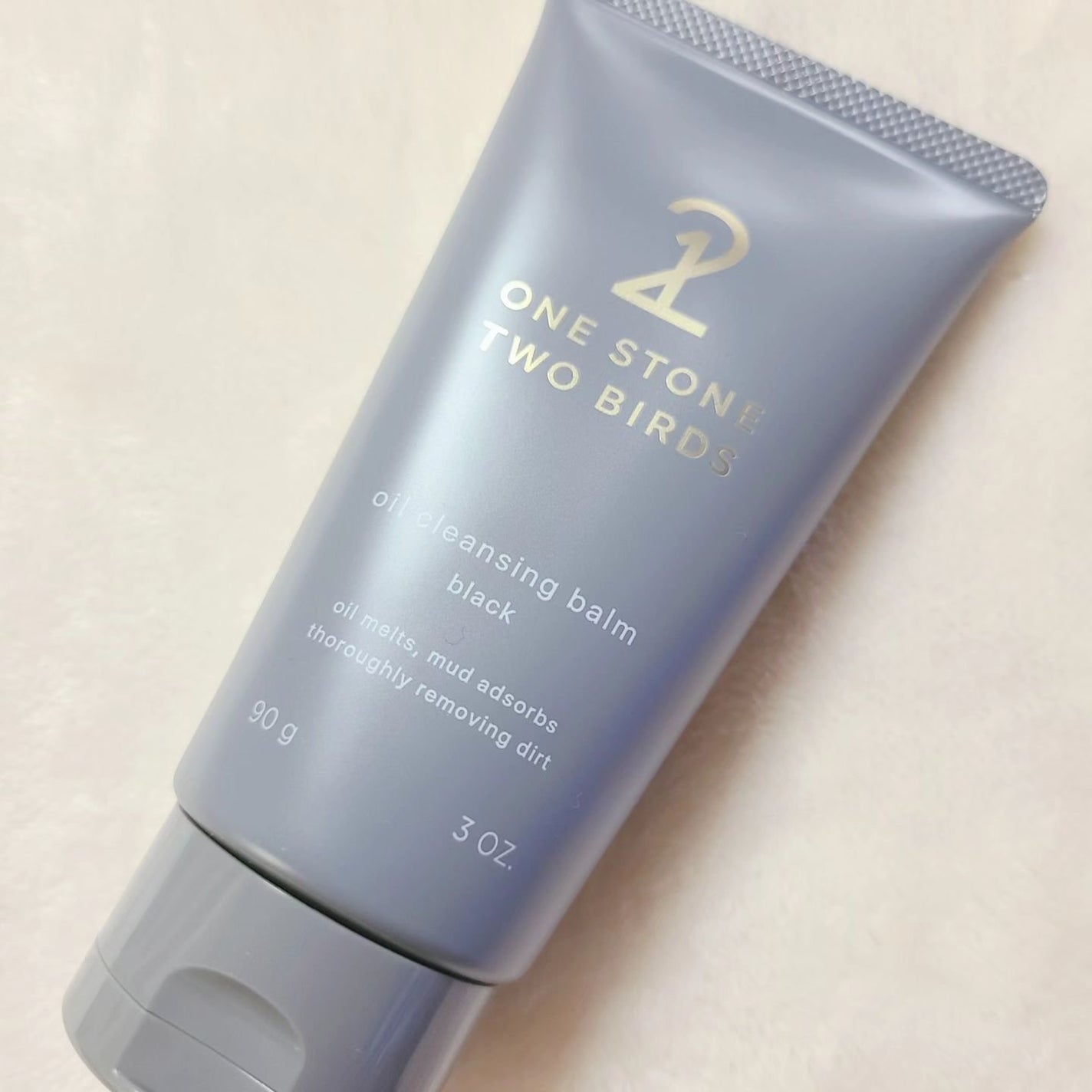 オイルクレンジングバーム ブラック/ONE STONE TWO BIRDS/クレンジングバームを使ったクチコミ(3枚目)