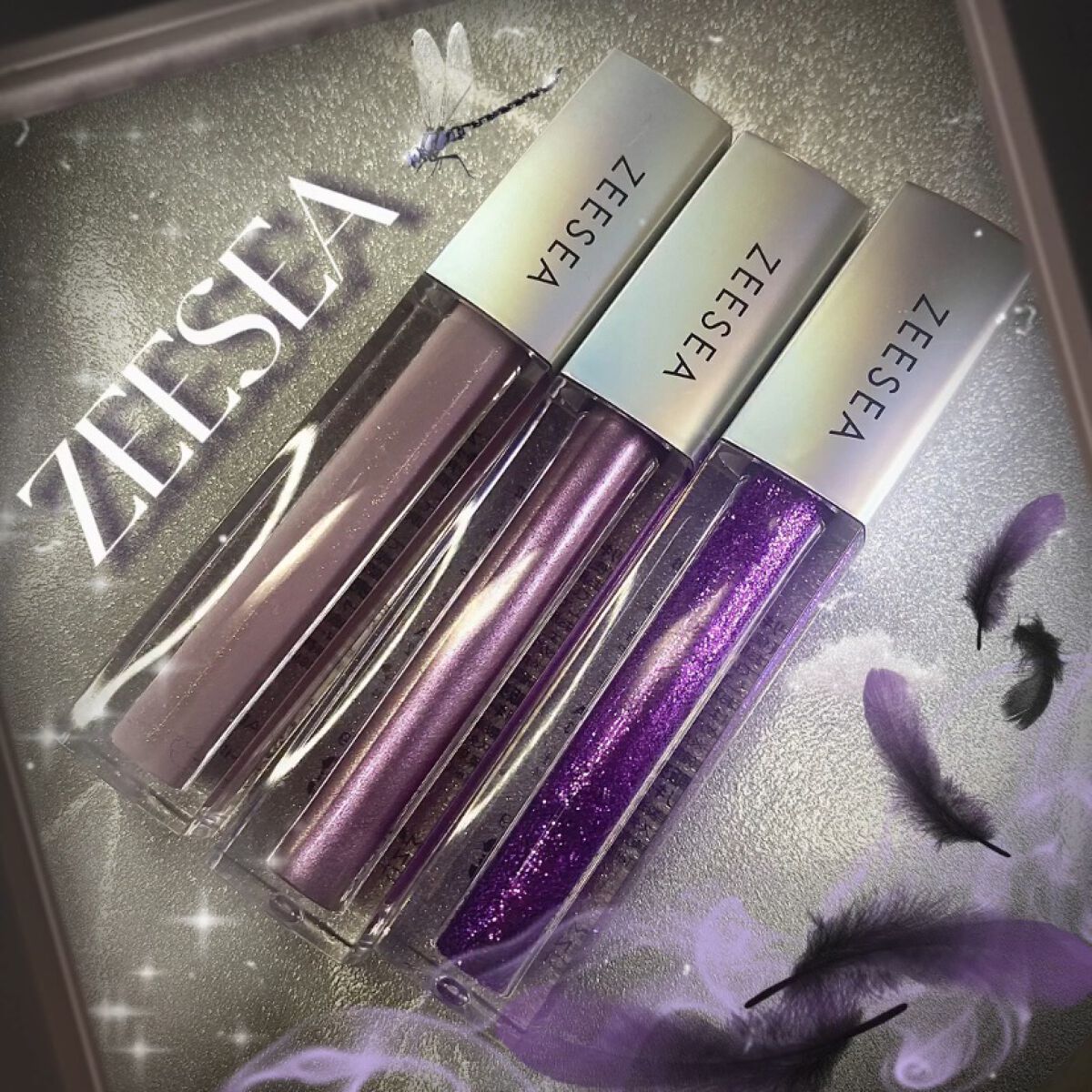 ダイヤモンドシリーズ 星空リキッドアイシャドウ/ZEESEA/リキッドアイシャドウを使ったクチコミ（1枚目）