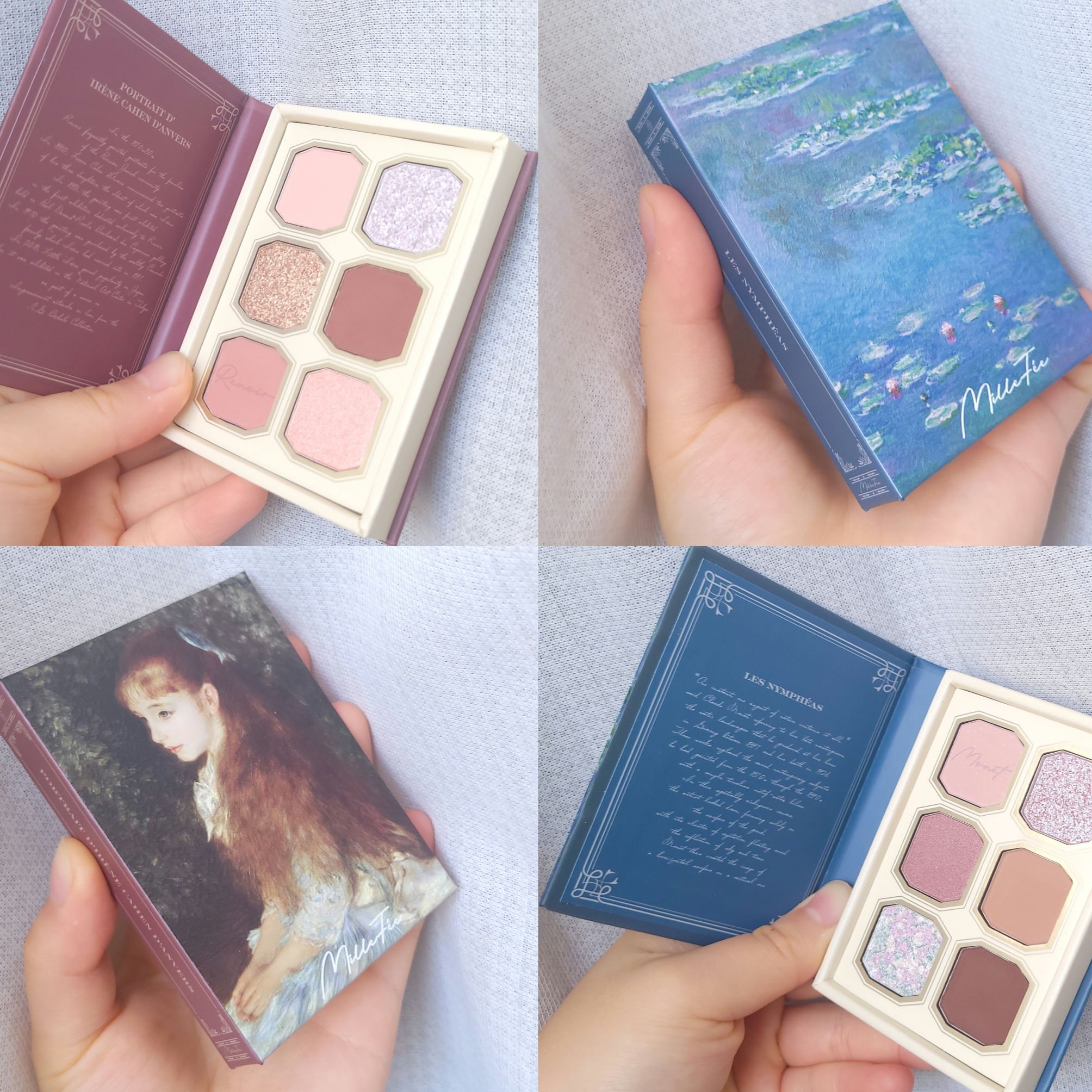 絵画アイシャドウパレット 06 睡蓮/MilleFée/アイシャドウパレットを使ったクチコミ（1枚目）