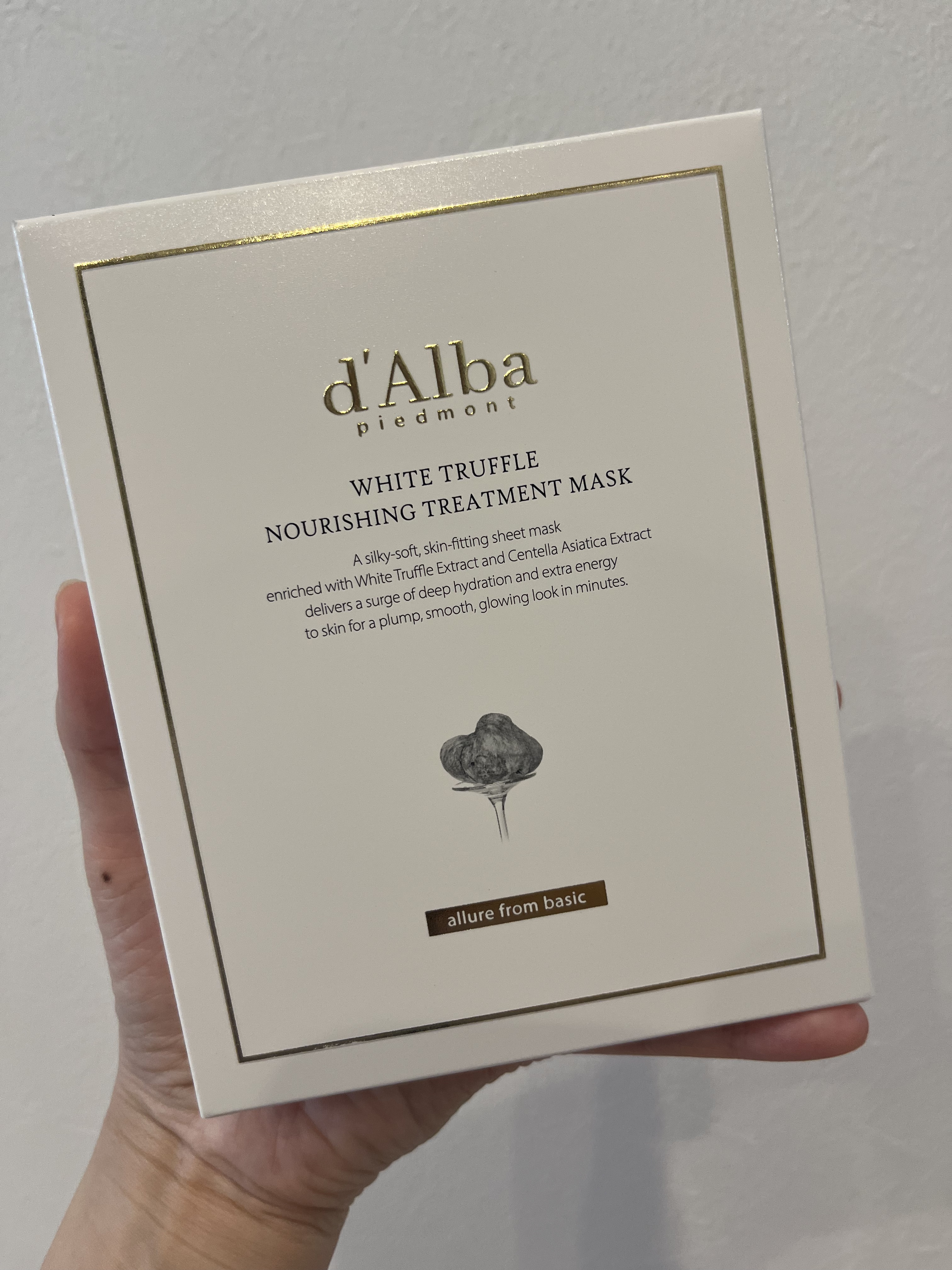 ホワイトトリュフナリシングトリートメントマスク/ダルバ/シートマスク・パックを使ったクチコミ（3枚目）