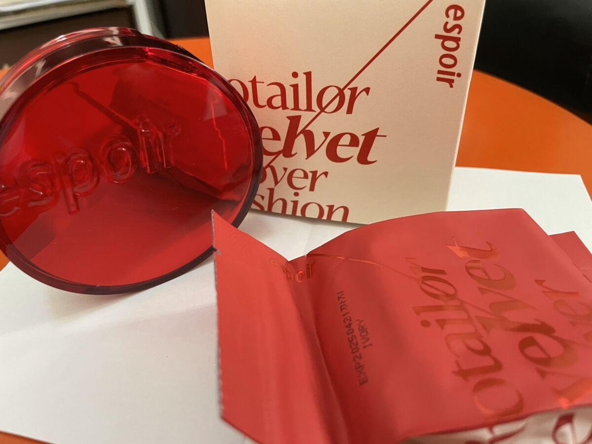 プロテーラービーベルベットカバークッション/espoir/クッションファンデーションを使ったクチコミ（1枚目）