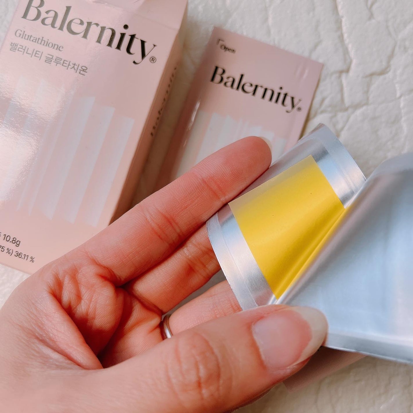 グルタチオンフィルム/Balernity/美容サプリメントを使ったクチコミ(3枚目)