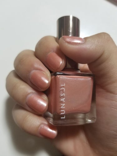 ネイルフィニッシュN 08 Pearlish Pink/LUNASOL/マニキュアを使ったクチコミ（1枚目）