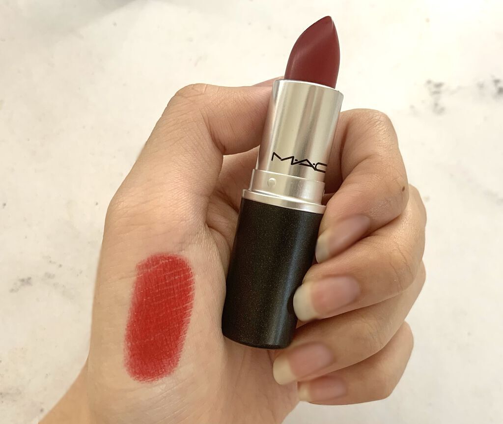 リップスティック ロシアン レッド/M・A・C/口紅を使ったクチコミ（2枚目）