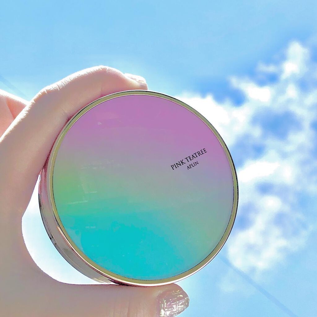 ピンクティーツリーカバークッション/APLIN/クッションファンデーションを使ったクチコミ(1枚目)