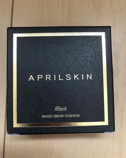 マジックスノークッション ブラック 2.0/APRILSKIN/クッションファンデーションを使ったクチコミ(1枚目)