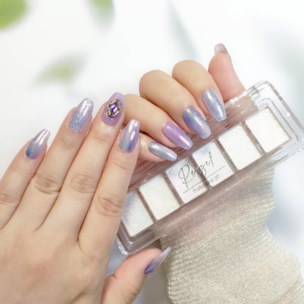 セミキュアジェルネイル(ハンド)/ohora/ネイルシールを使ったクチコミ(8枚目)