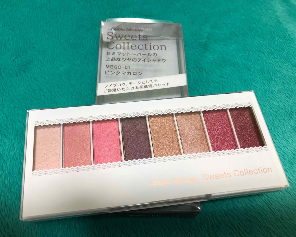 スイーツコレクション/マリブビューティー/アイシャドウパレットを使ったクチコミ(1枚目)