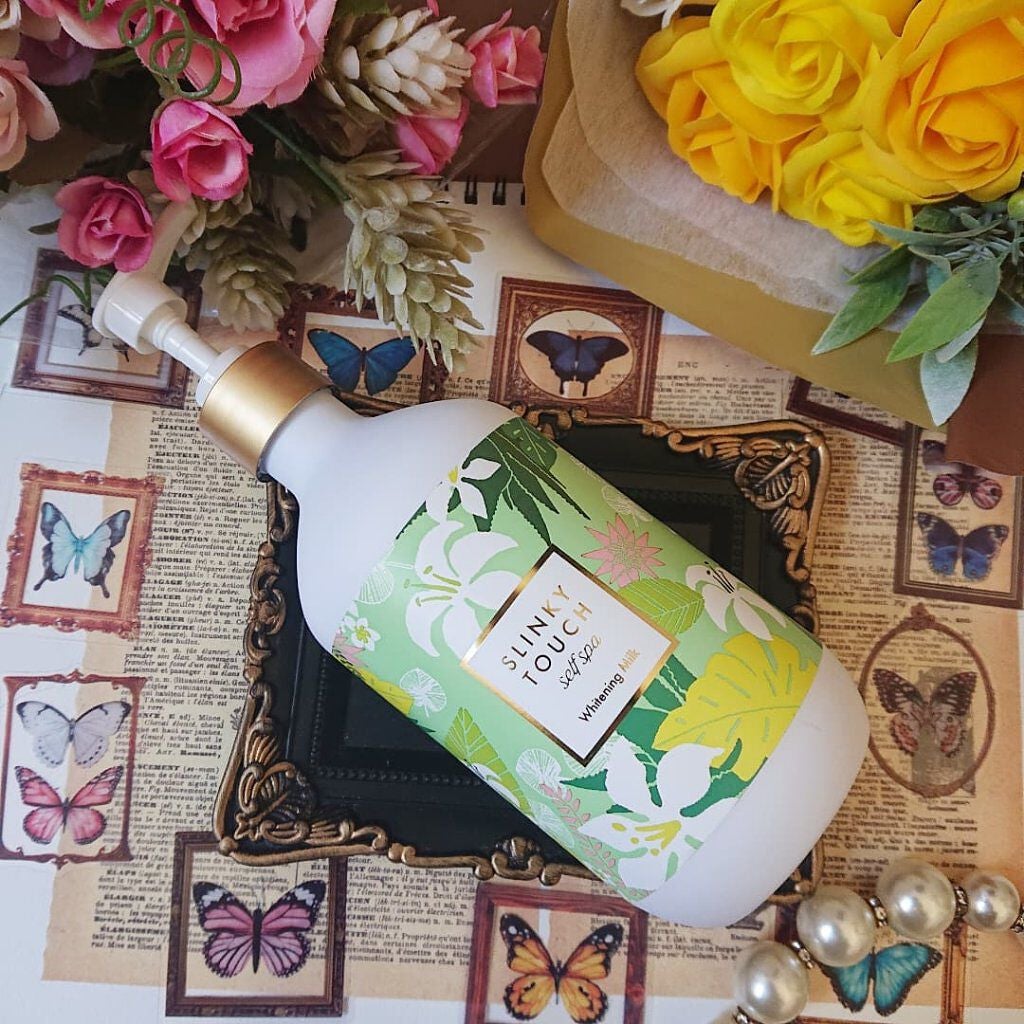 薬用美白ボディミルク/スリンキータッチ セルフスパ/ボディミルクを使ったクチコミ(1枚目)