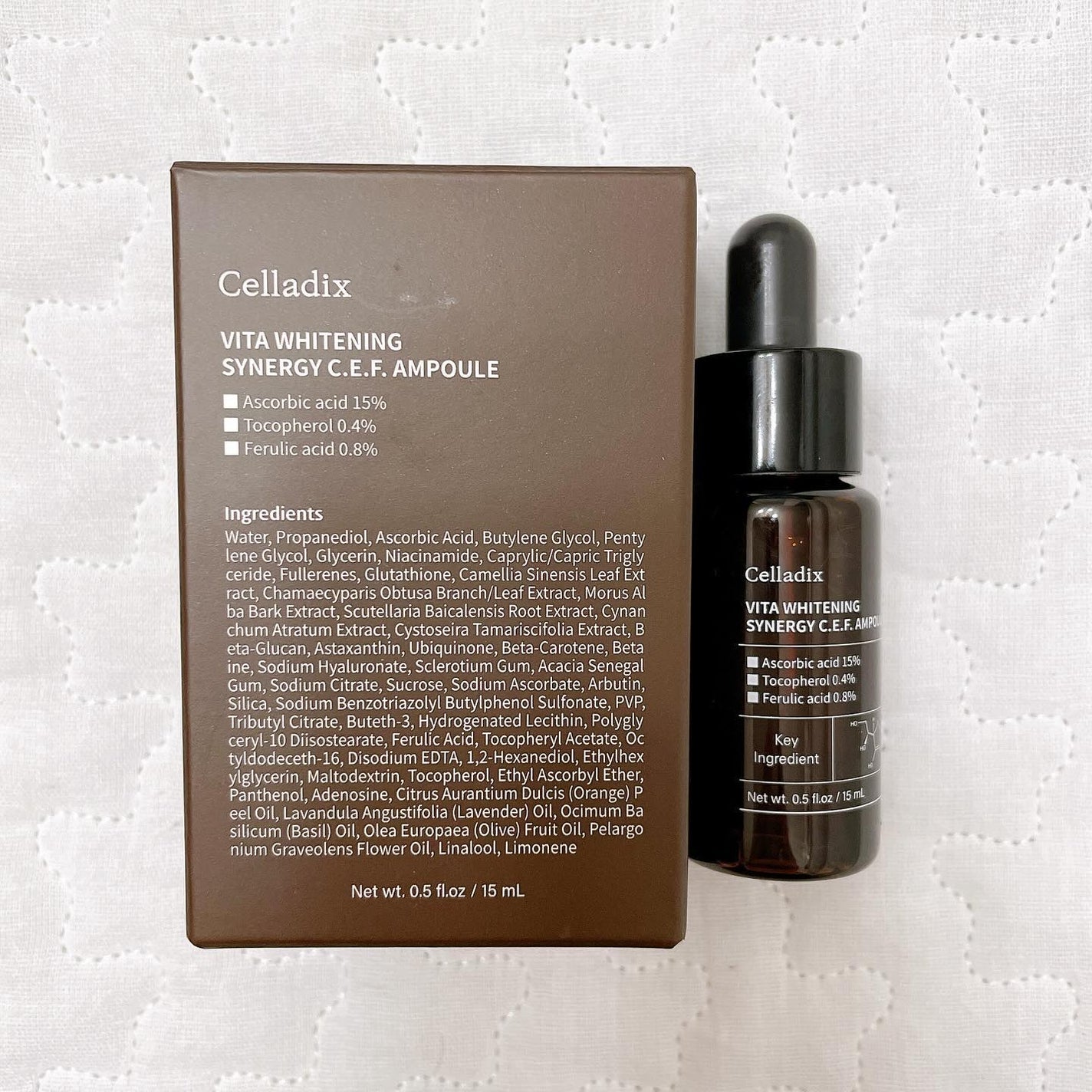 ビタホワイトニングシナジーC.E.F.アンプル/Celladix/美容液を使ったクチコミ(1枚目)