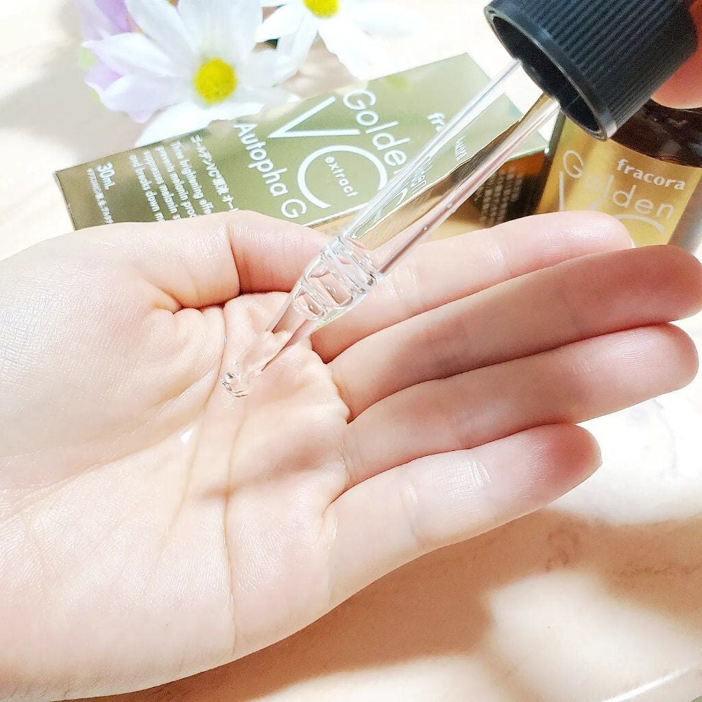 ゴールデンVC原液オートファG/fracora/美容液を使ったクチコミ(3枚目)