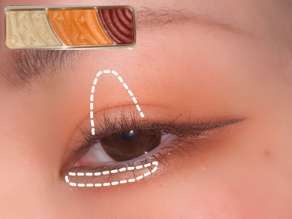 トーンアップアイシャドウ/CEZANNE/アイシャドウパレットを使ったクチコミ(7枚目)