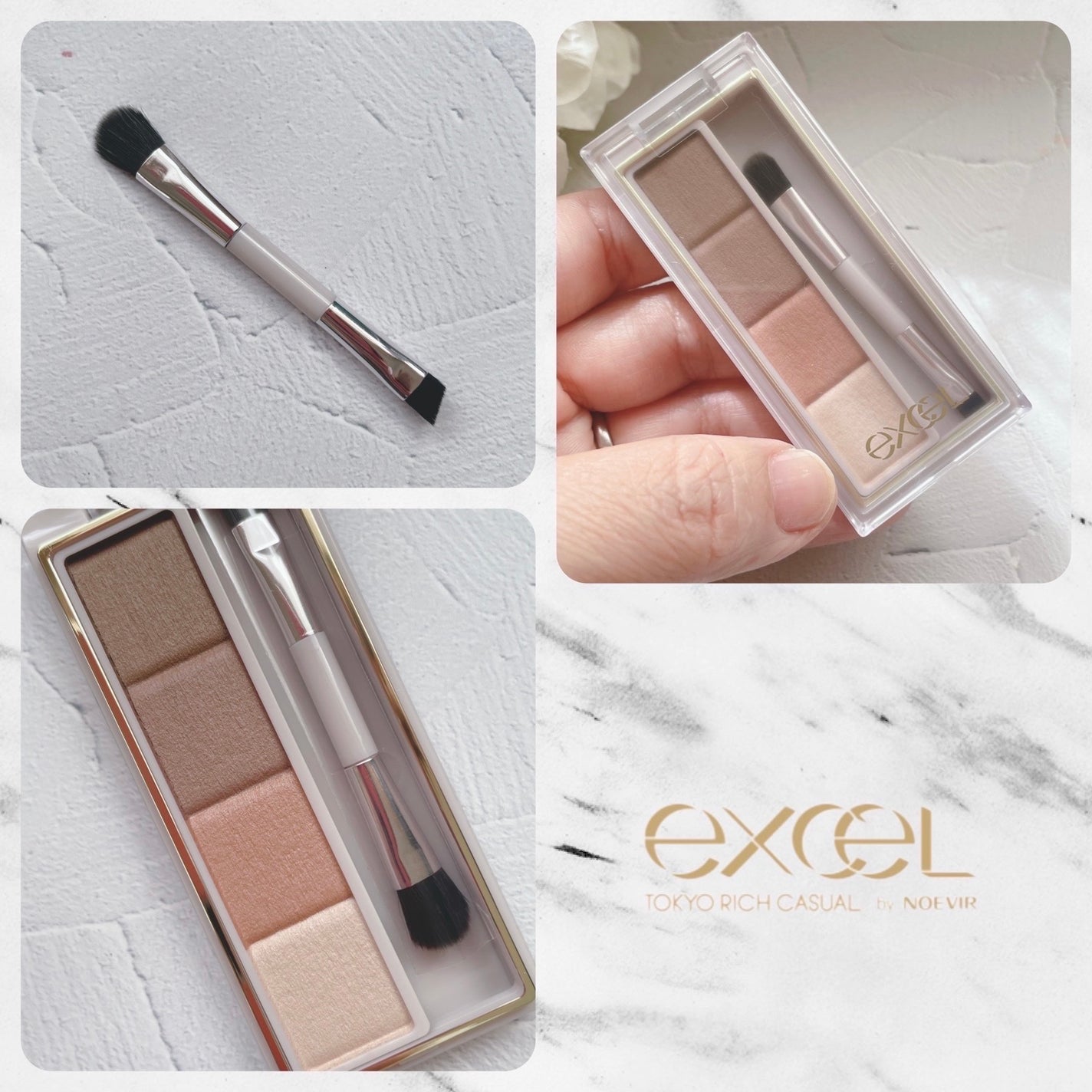 カラーエディットパウダーブロウ/excel/パウダーアイブロウを使ったクチコミ(5枚目)