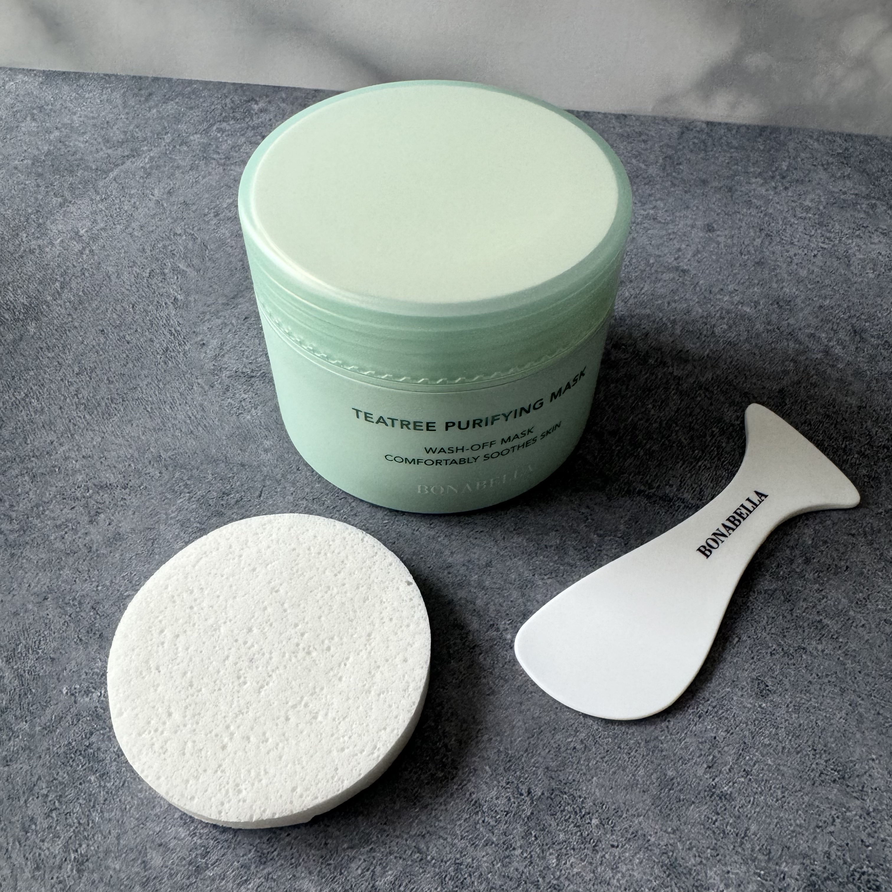ティーツリーピュリファイングマスク/BONABELLA/洗い流すパック・マスクを使ったクチコミ（2枚目）