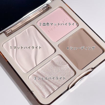 JUDYDOLL メリハリマスターパレット/JUDYDOLL/パウダーハイライトを使ったクチコミ(4枚目)