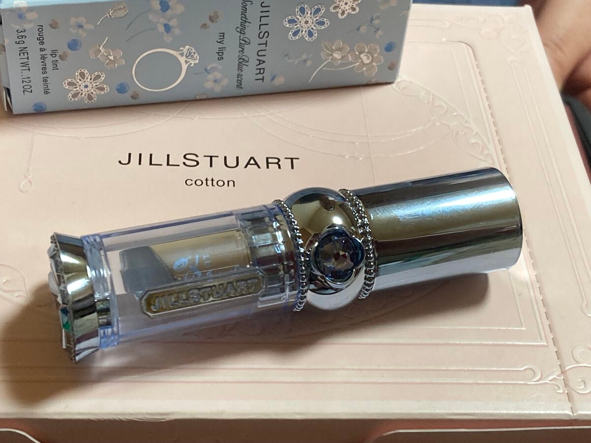 サムシングピュアブルー リップグロウ セラムバーム/JILL STUART/リップバームを使ったクチコミ(2枚目)