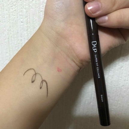 スーパーフィットジェルライナー/D-UP/ジェルアイライナーを使ったクチコミ(1枚目)